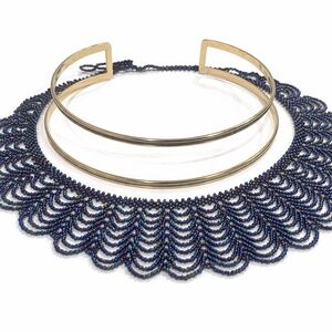 Blue & GOLDLANI Choker Set OS
